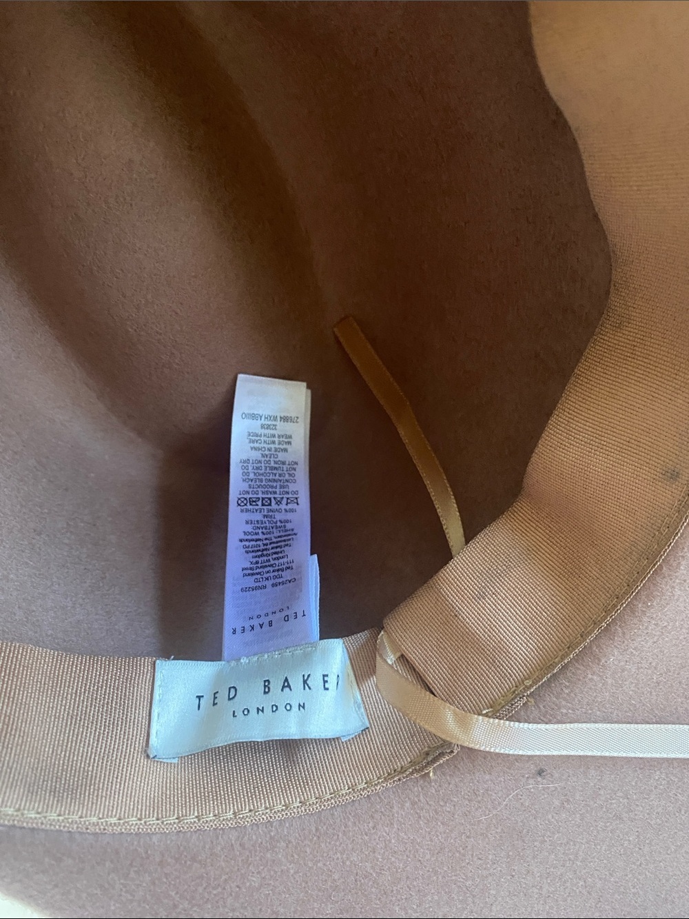 Ted Baker Wide Brim 100 % Wool Hat - Picture 4 of 7